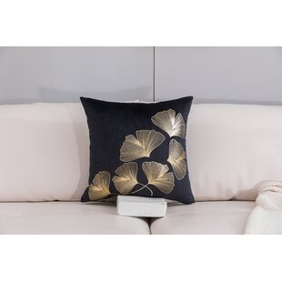 Black and outlet gold accent pillows